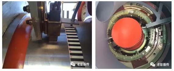 左邊是斑馬帶法，右邊是多齒齒輪法