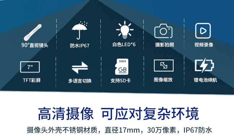 ***清管道內(nèi)窺鏡